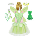 Vestido De Princesa Tinker Bell Para Niña  Fiesta De Hallowe