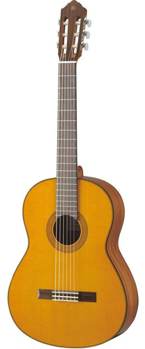 Guitarra Clásica Yamaha Cg142c Para Diestros Natural Palo De Rosa Brillante