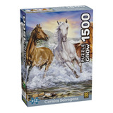 Puzzle 1500 Peças Cavalos Selvagens Grow