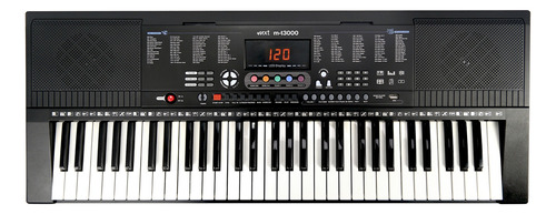 Teclado Musical Mxt M-t3000 Com 61 Teclas Piano 300 Ritmo E Timbres