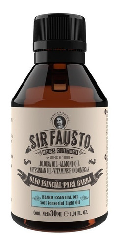 Sir Fausto Oleo Esencial Barba Humectante Barberia 30 Ml