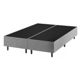 Base De Cama Box Queen Zeus Prata 26774 - Vian