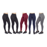 Kit 5 Legging Roupas Academia Ginástica Feminina Promoção