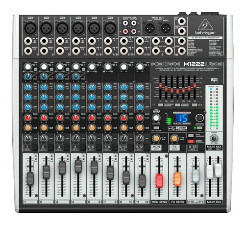 Mesa Analógica Behringer X1222usb 12 Canais Usb Fx Aux