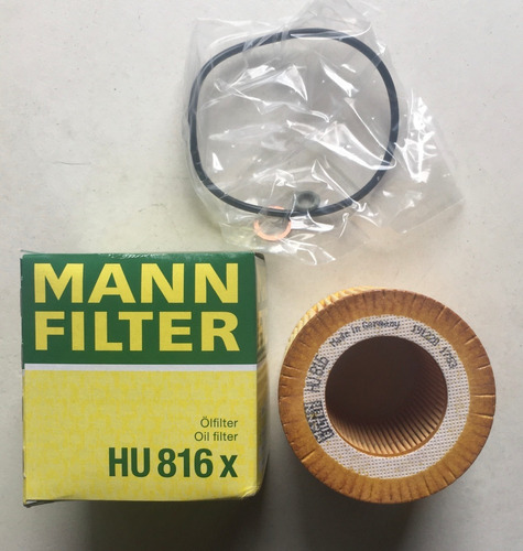 Filtro Aceite Mann Hu816x Bmw 1 2 3 4 5 X1 X3 X4 X5 X6 Z4 Foto 3