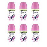 Desodorante Roll-on Rexona 50ml Feminino Powder - Kit C/6un