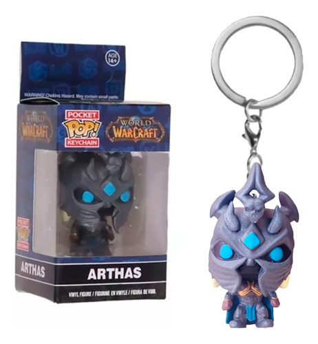 Llavero Funko Pop Keychain World Warcraft Arthas