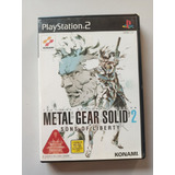 Jogo Mental Gear Solid 2 Ps2 Japonês Original 