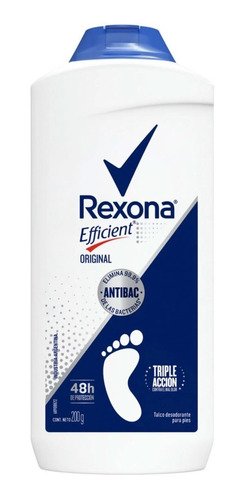 Rexona Efficient Original Talco Desodorante Para Pies 200g