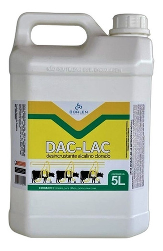 Desincrustante Detergente Alcalino Clorado Daclac Limpeza 5l
