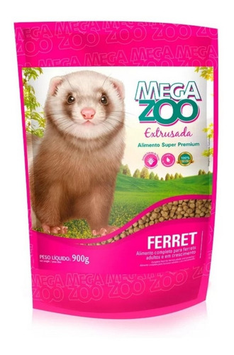 Alimento Extrusado Para Furão Ferret 900g Megazoo