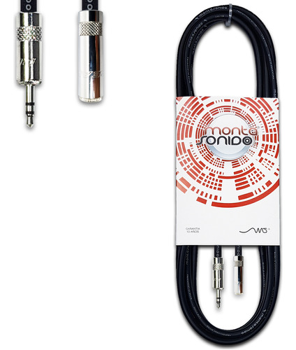 Cable Robusto Alargue Extensor Auriculares Miniplug 1,5 Mts