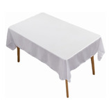 Banquete Hotel Alta Gama Mantel Rectangular Blanco 145x305cm