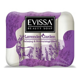 Evissa Beauty Soap Lavender Garden Jabones En Barras 70 Gr