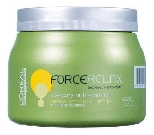 Loréal Force Relax Máscara Nutri Control 500g