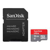 Tarjeta Micro Sd Sandisk 16gb