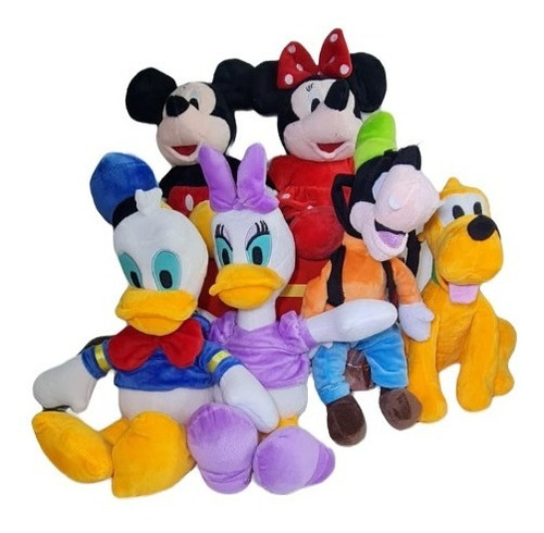 Pelúcia Turma Do Mickey 30cm Mickey,pato Donald, Minnie Etc.