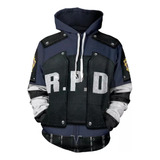 Sudadera Con Capucha Con Estampado 3d De Leon S. Kennedy De