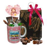 Kit Chocolate Presente Dia Das Mães + Caneca Porcelana 375ml