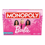 Monopoly Edicion Barbie Juego De Mesa Hasbro Monopolio