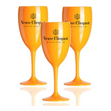 12 Taças De Champanhe E Drink Veuve Clicquot 400ml Acrílico