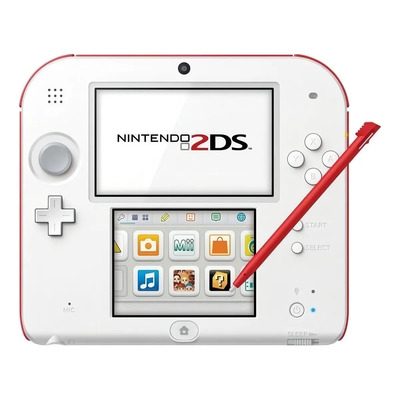 Nintendo 3DS2DS New Super Mario Bros. 2 color blanco y rojo 2013 - Aceptable (Reacondicionado) | Envío gratis