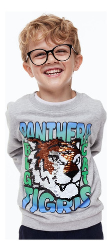 Buzo H&m Tiger Niño Algodón