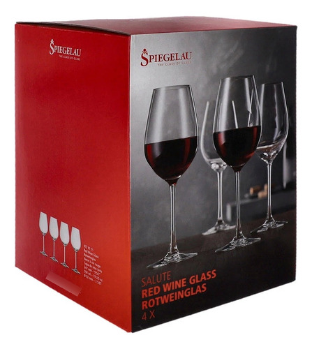 Copa Spiegelau Salute De Vino Tinto (4 Pz) 550ml