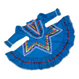 Vestido Jalisco Traje Tipico Niña Folklor Mexicano Festival Escolar 