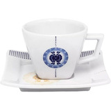 Kit 8 Xícaras Cafézinho Nara Focus Oxford® Porcelana 75ml