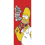 Adesivo Decor Geladeira Envelope Completo Simpson Homer Duff