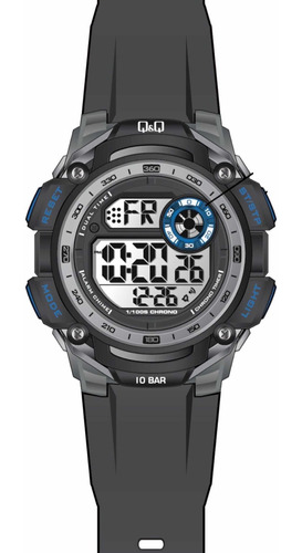 Reloj Qyq Digital Original De Hombre En Resina Resist 10 Bar