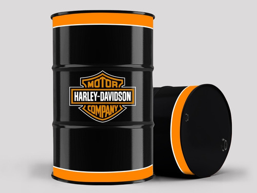 Tambor Decorativo Harley Davidson/tonel/barril Decoração 200