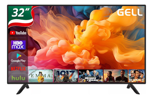 Smart Tv Pantalla 32 Pulgadas Android Tv Gell Hd Television