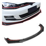 Spoiler Golf Volkswagen Mk7 Ajustável Front Lip Saia Splitte