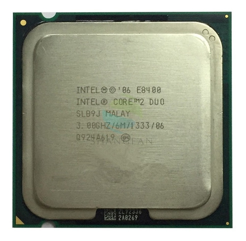 Procesador Intel Core 2 Duo E8400 Bx80570e8400 De 2 Núcleos 