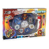 Kit De 4 Beyblade Xd168-1 Metal Bey Blade Tornado Arena