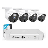 Swann Master 4k Sistema De Camara De Seguridad Para El Hogar