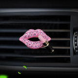 Air Diamond Perfume Lips Car Red Outlet Clip Para Aromaterap