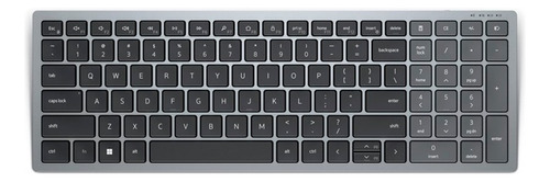 Teclado Bluetooth Compacto Dell Kb740 Cor De Teclado Preto