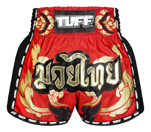 Short De Muay Thai Tuff Msc119-red
