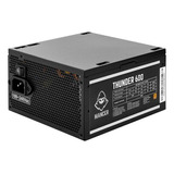 Fonte Mancer Thunder 600w, 80 Plus Bronze Cor Preto 110v/220v