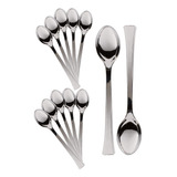 Exquisito De Plastico Mini Cucharas Calidad Premium Silverw