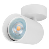 Lámparas De Techo Modernas Spot Dirigible De Sobreponer En Plafón Soquet Gu10 120 V Illux Tl-5150.bcan Blanco