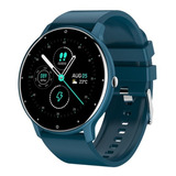Reloj Inteligente Lige Zl02d Bluetooth Sport Unises, Color Negro, Carcasa, Color Azul Marino, Bisel, Color Negro