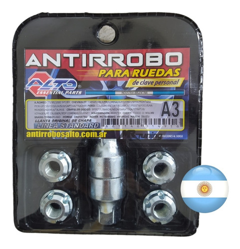 Tuercas Antirrobo Ford Escort Courier Taunus   Llanta Chapa