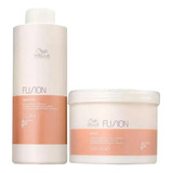 Kit Wella Fusion - Shampoo 1l + Máscara 500ml