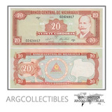 Nicaragua Billete 20 Cordobas 1999 P-189 Unc