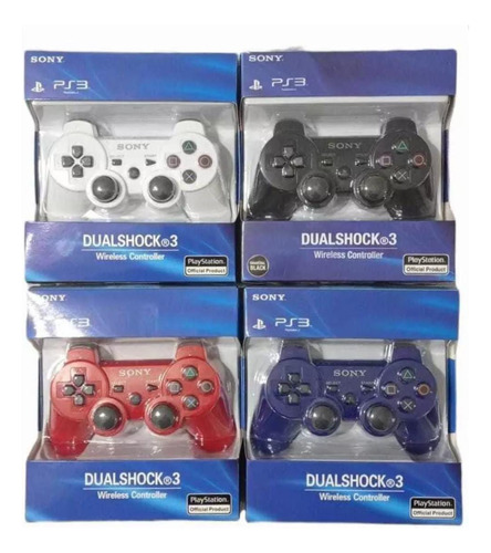 Combo X4 Joysticks Original Play 3 Colores + Cable + Envío 