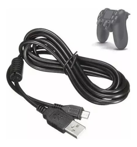 Cable De Carga Para Ps4 X Box One Celular 3 Mts Micro Usb V8